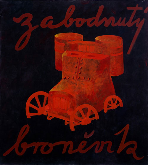 Zabodnut bronvk
1988,  162 x 146 cm