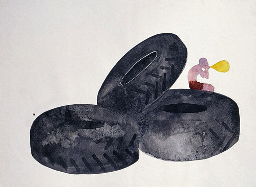 Gumy (Korula)
1994,  33 x  45 cm