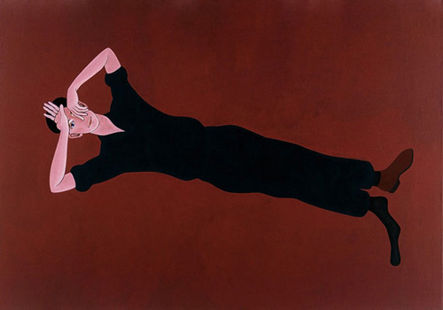V lee na zdech
1997,  140 x  200 cm