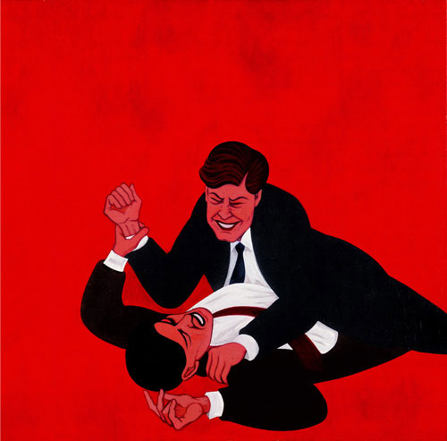 Souboj
1998,  125 x  110 cm