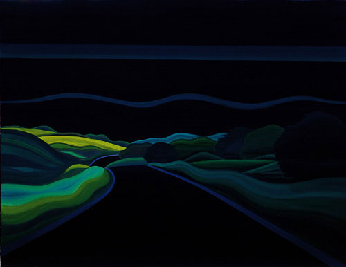 Way from Malenice
1998-99,  150 x  195 cm